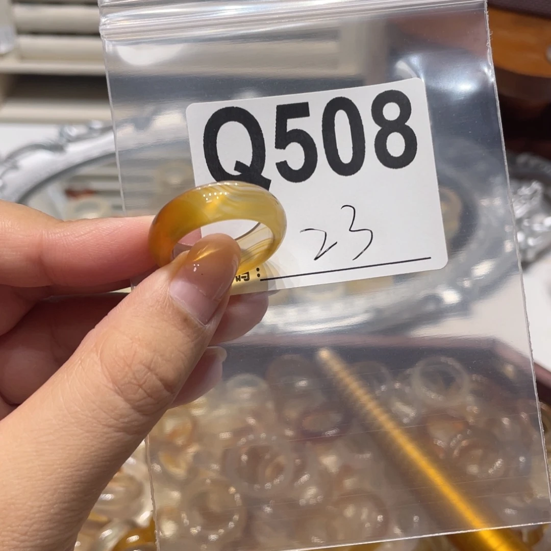 玛瑙/玉髓未镶嵌戒指508