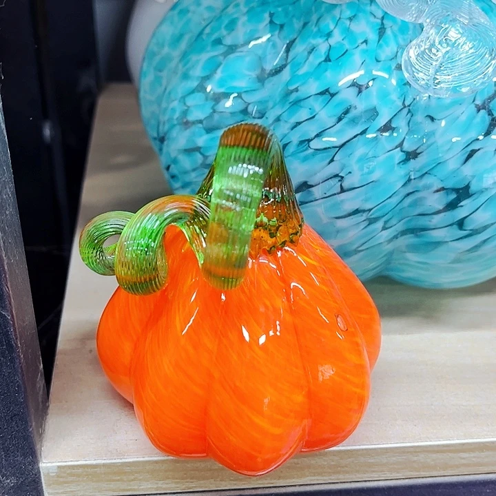 家悦琉璃花瓶摆件瑕