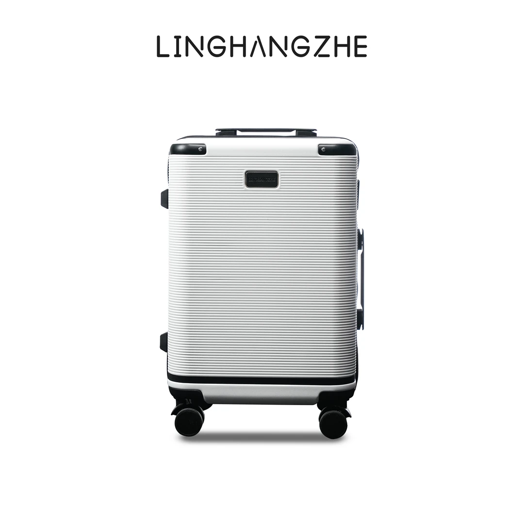 LINGHANGZHE/领航者拉链款旅行行李箱登机箱拉杆商务箱