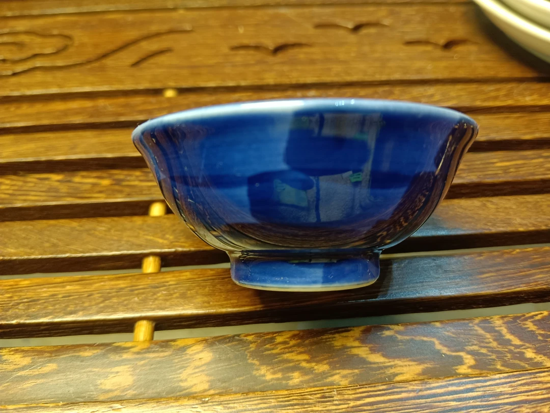 庄垂仁老师手作原矿铁胎佛青铃兰客杯