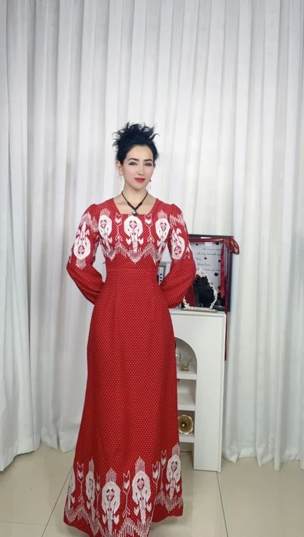 吸汗印花刺绣连裙百搭针织性感风001