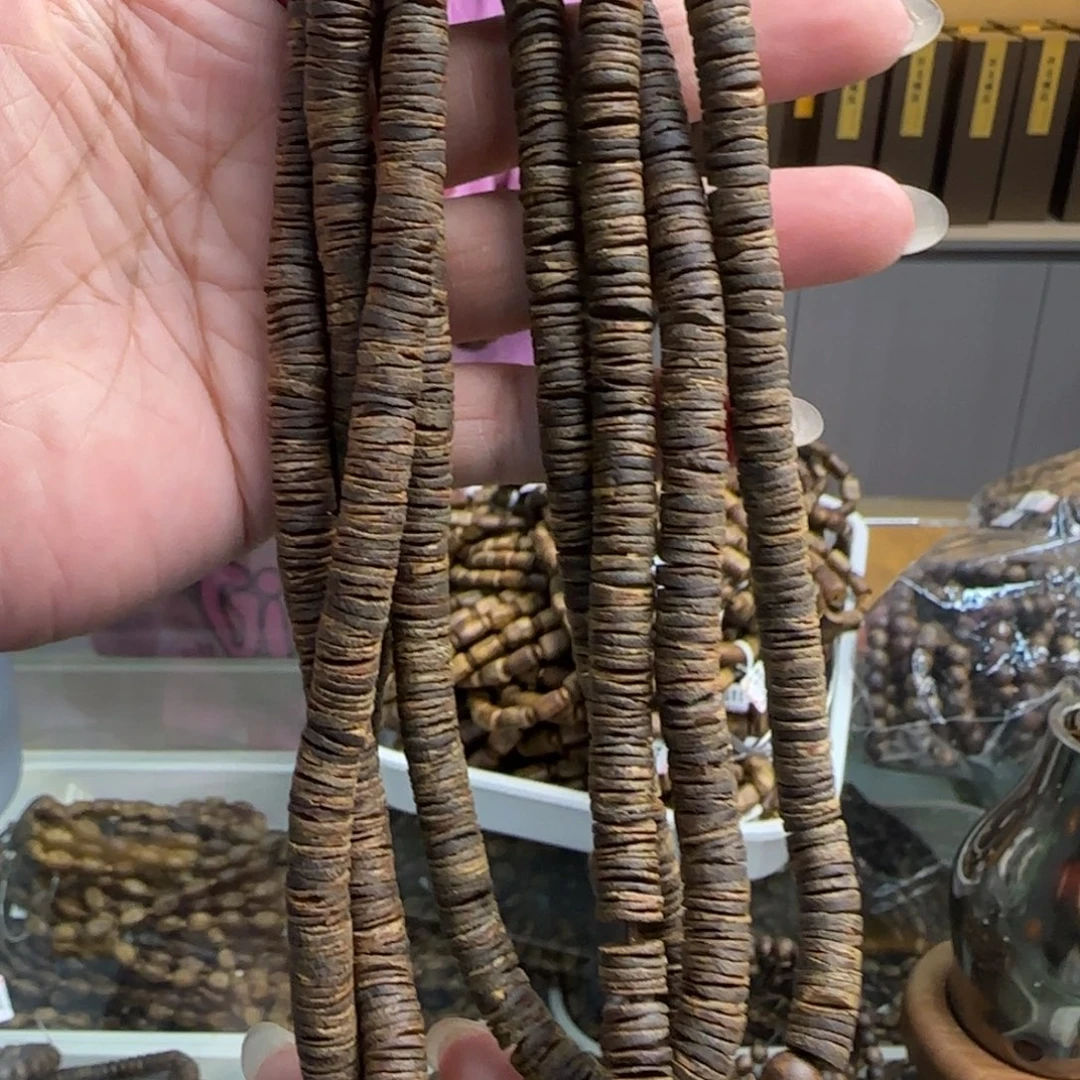 沉香手串多样性发1条沉水片珠白棋高货30克