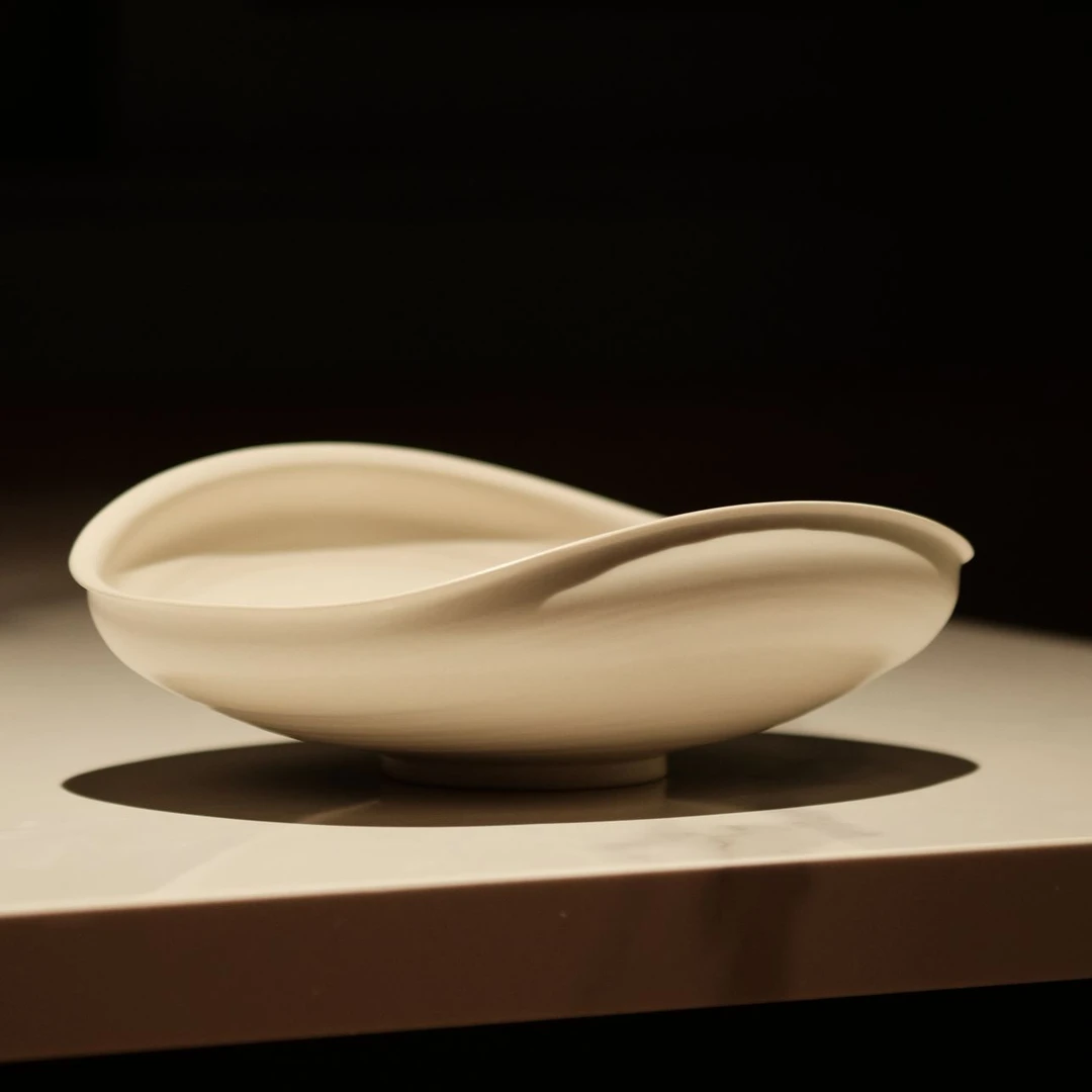 灵源山房 圆梦系列餐具 腰线大盘