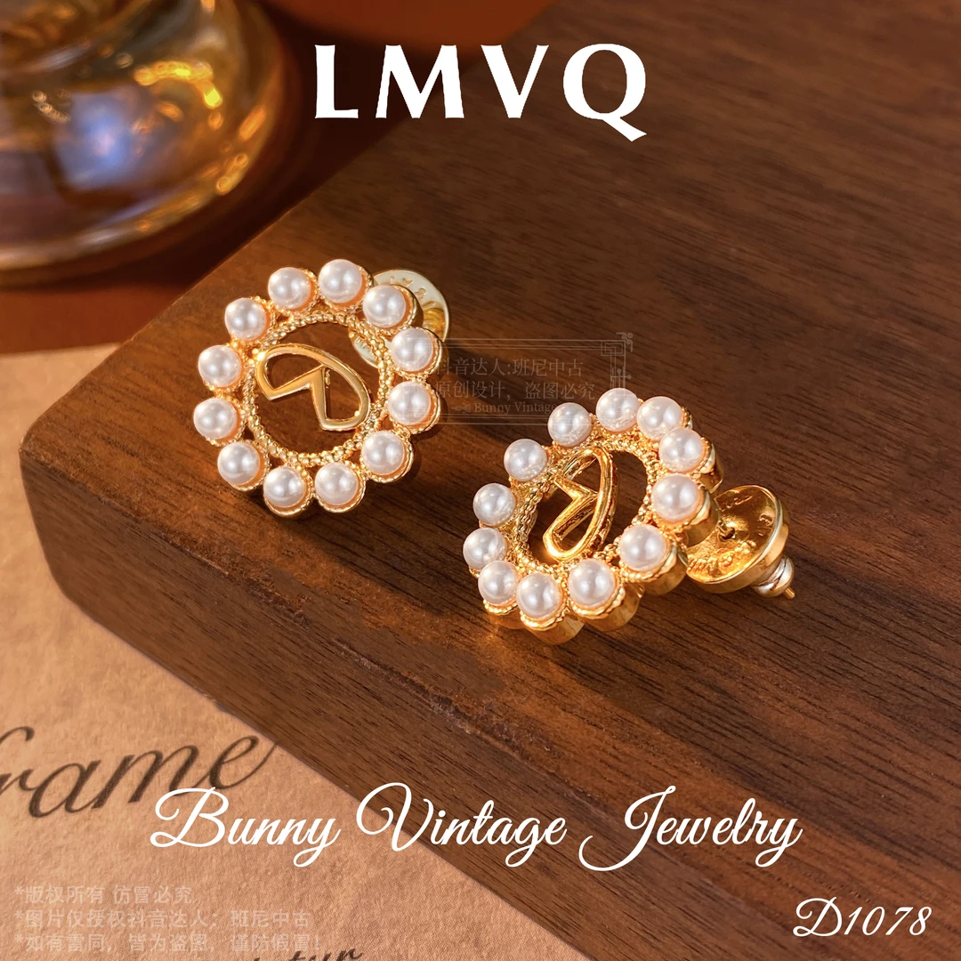 镀K金 D1078 法【米菈秀场】LMVQ 罗曼维奇 限定 耳