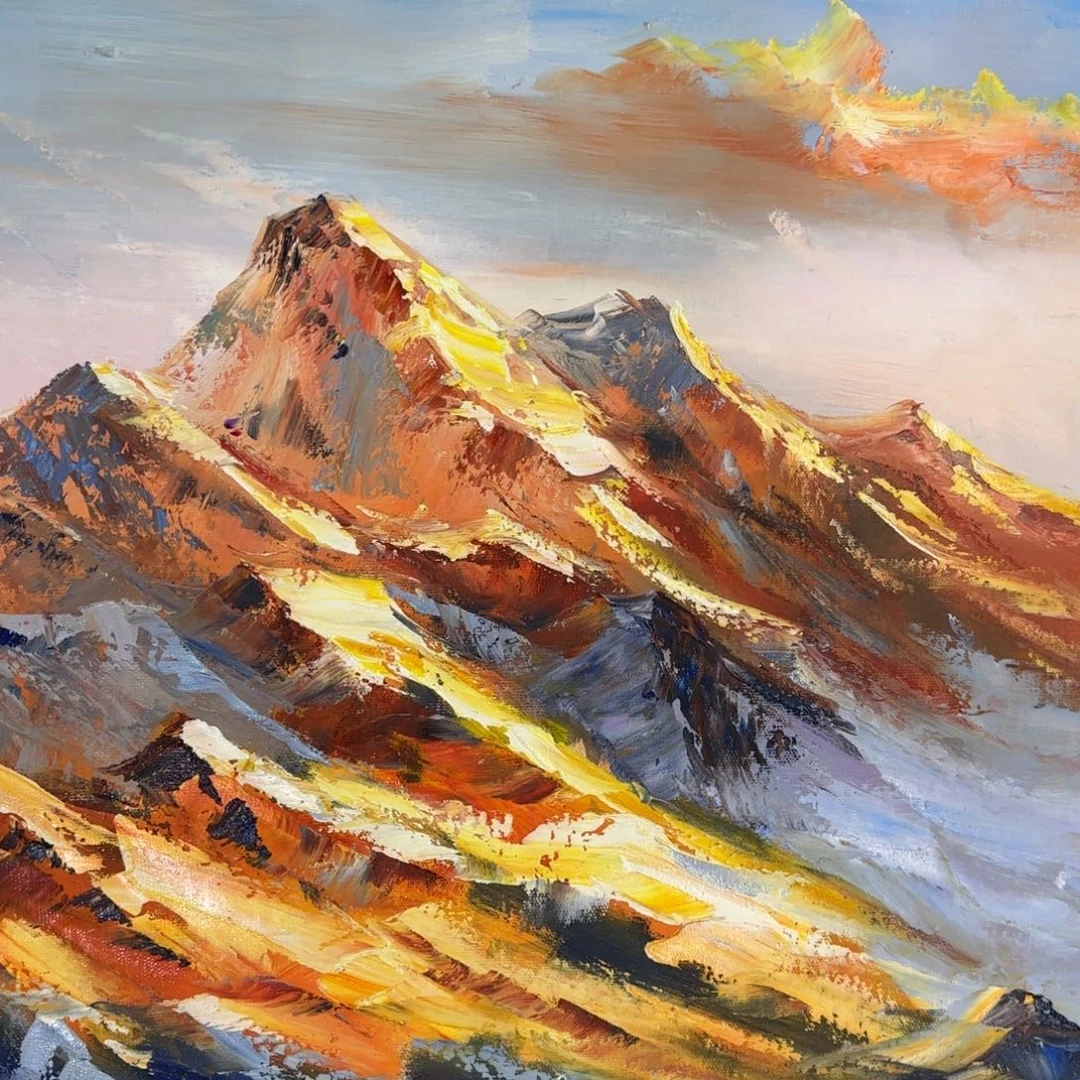 油画花花真的太可爱