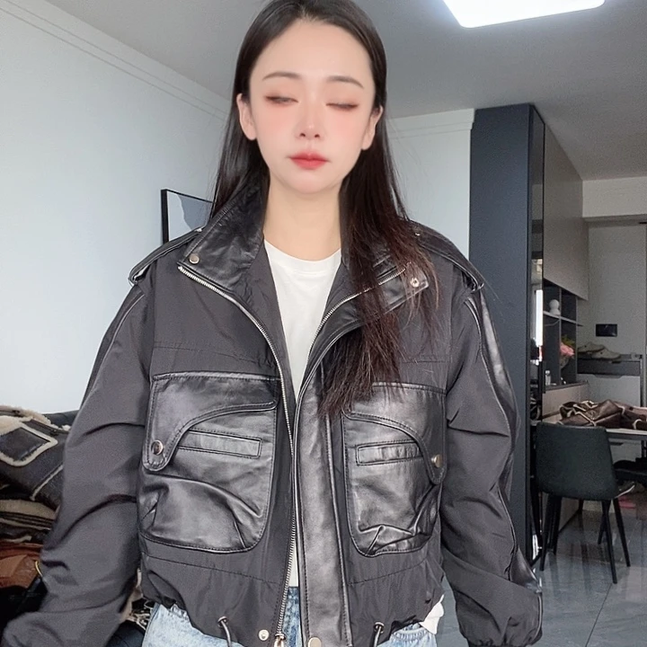绵羊皮搭配面料M115斤，XL130斤左右