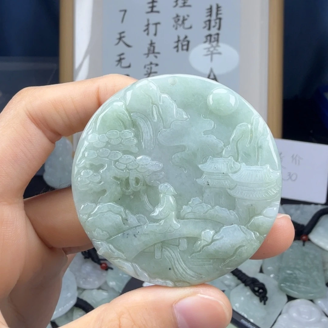 翡翠未镶嵌颈饰翡翠