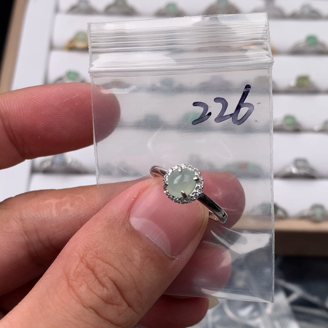 翡翠未镶嵌戒指226