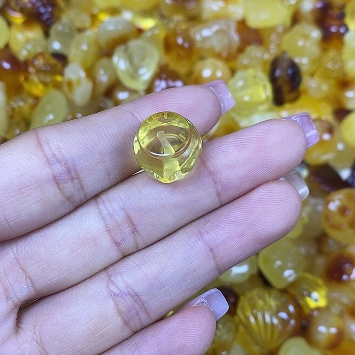 橄榄核吊坠蜂蜜罐130