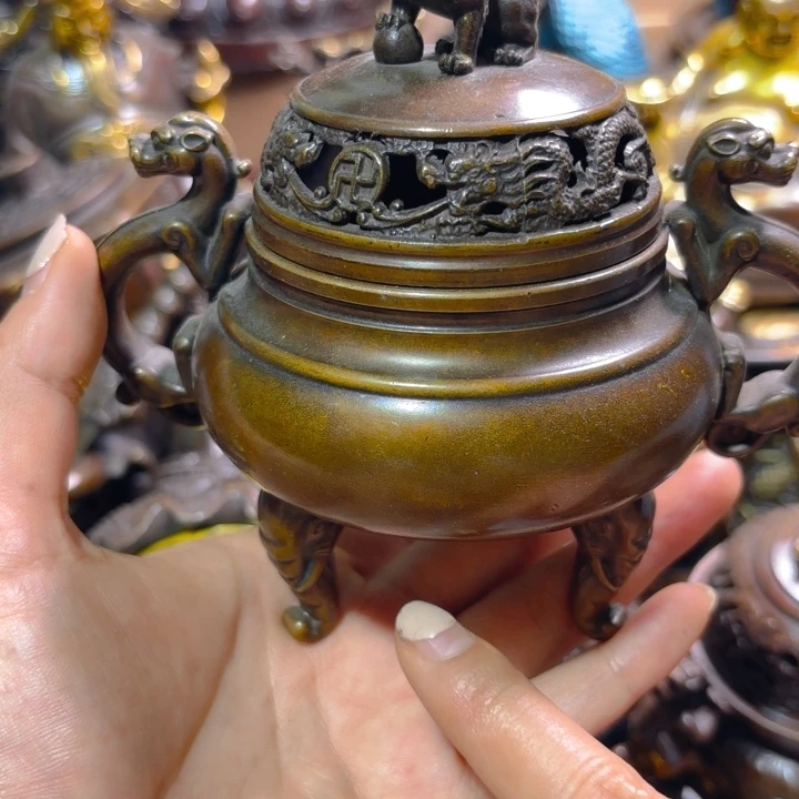 铜器摆件收收藏藏