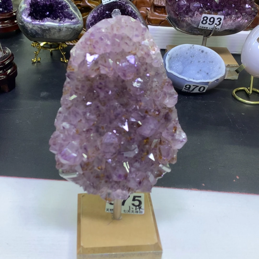 紫晶摆件未镶嵌shuiijing
