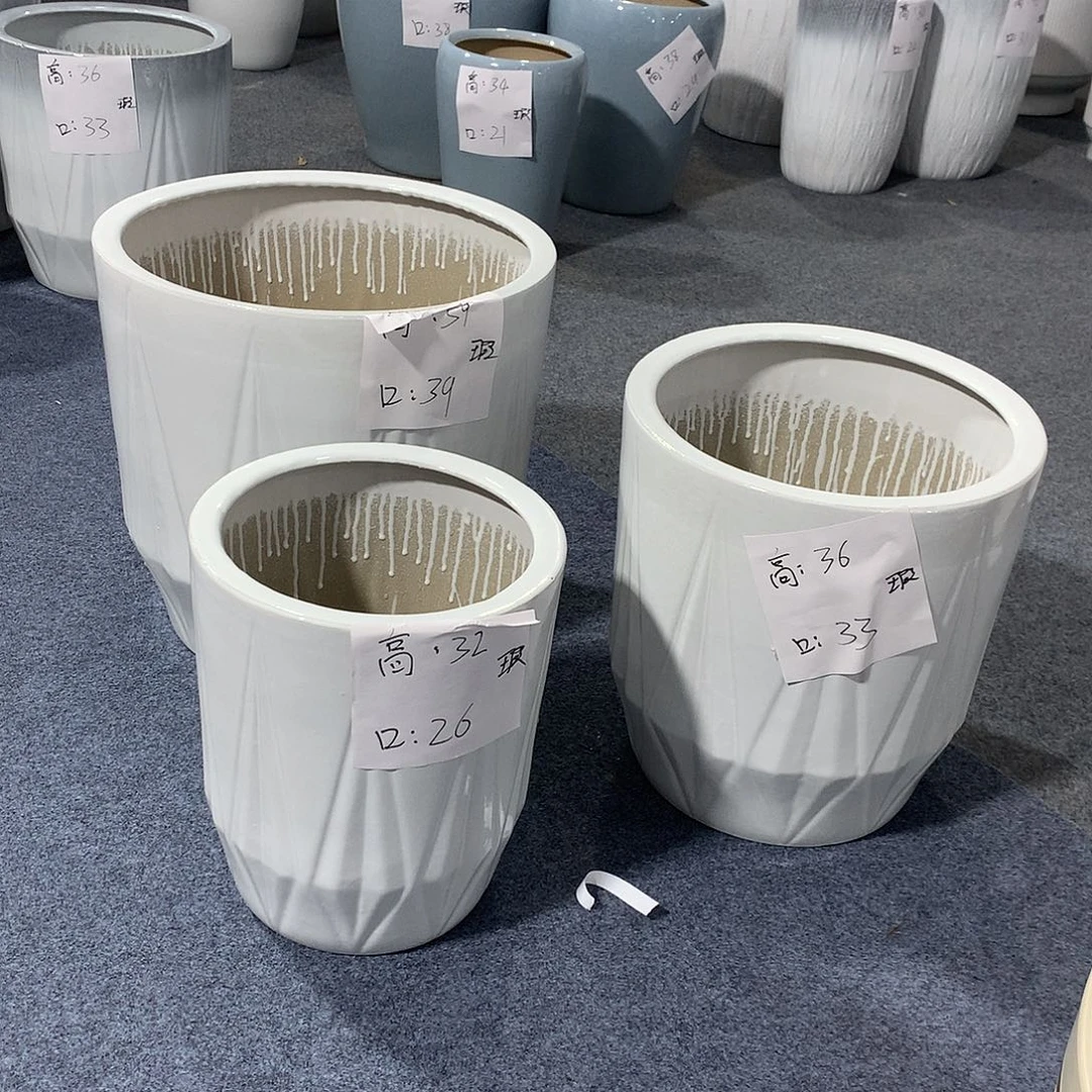 高温陶瓷花盆微瑕