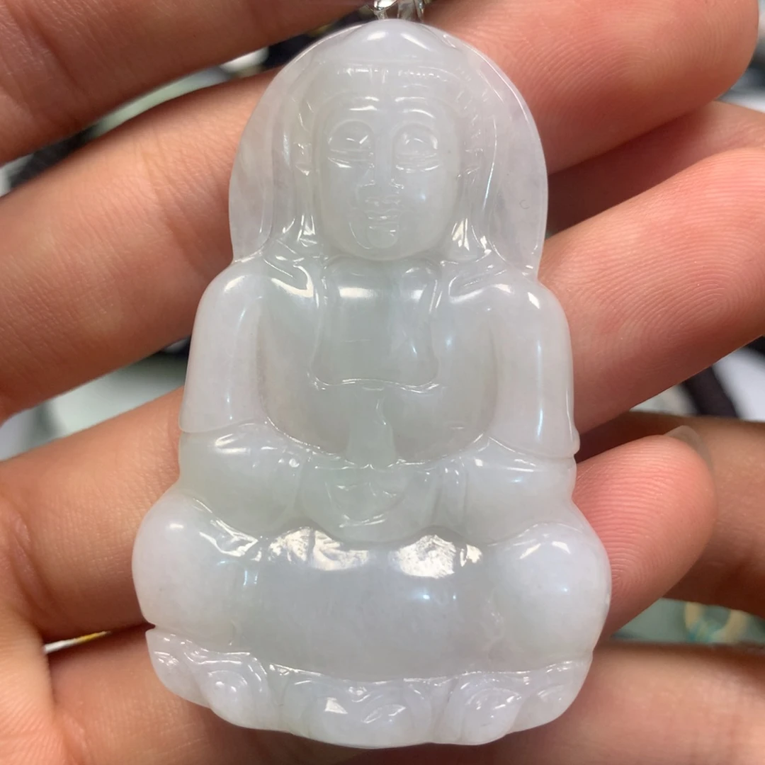 翡翠未镶嵌颈饰翡翠首饰