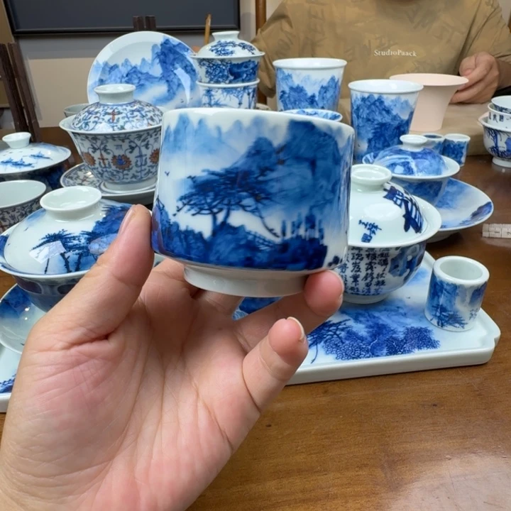 杯子山水画山水山水山水