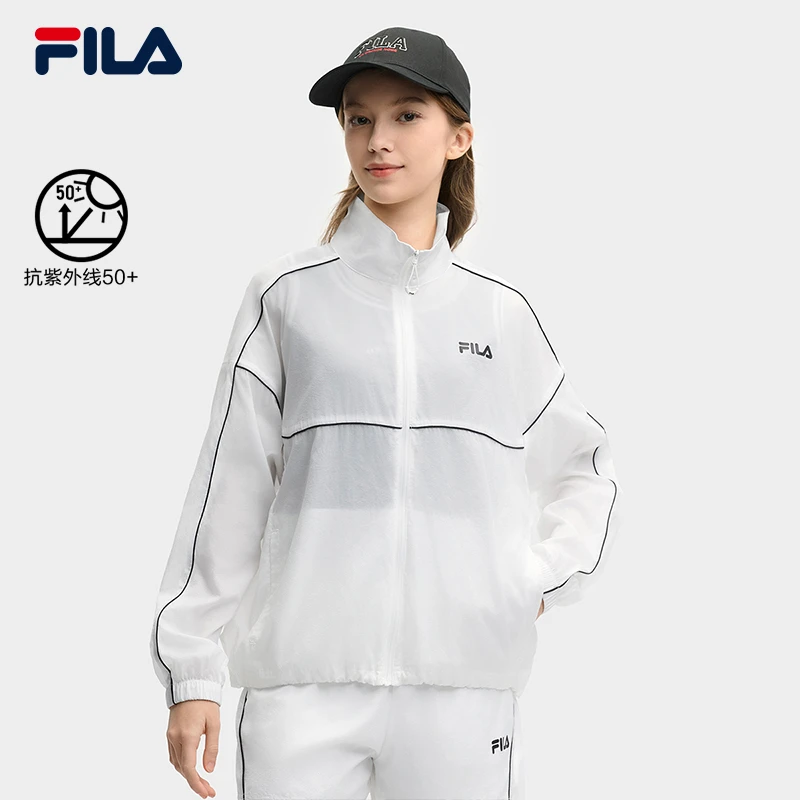 Fila/斐乐女【UPF50+休闲外套】夏季百搭透气速干防晒衣F11W529704F