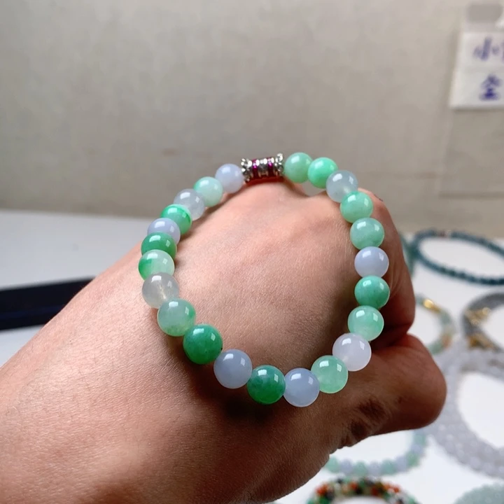 定制翡翠未镶嵌缅甸翡翠a货卡7.5