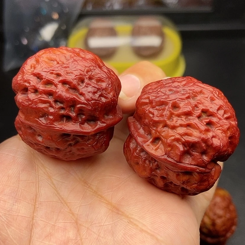 【闪购商品】把件文玩核桃36尺金蟾舍俐