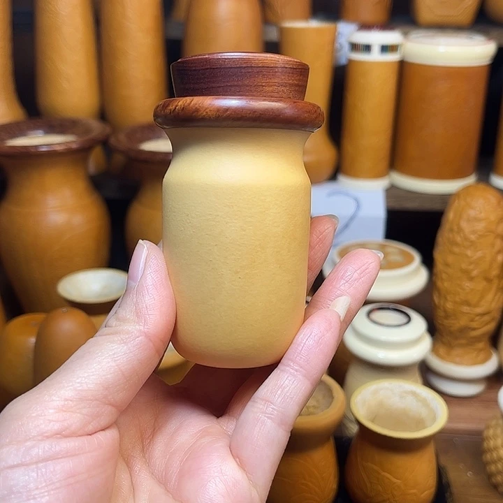 钰***烁微瑕竹蛉文玩葫芦