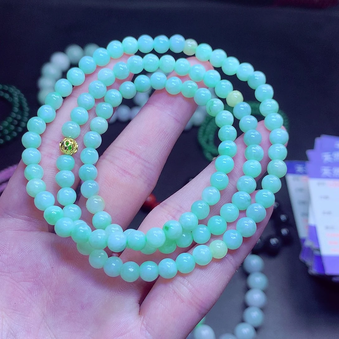 翡翠未镶嵌毛衣链