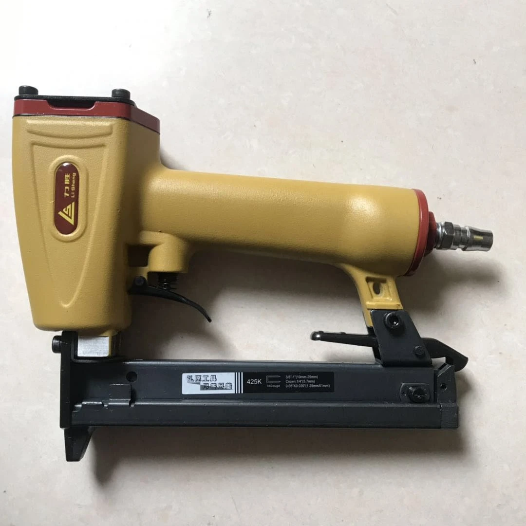 原装正品力胜425K码钉枪气动钉枪编藤枪钢丝网窗钉枪铁管专用枪