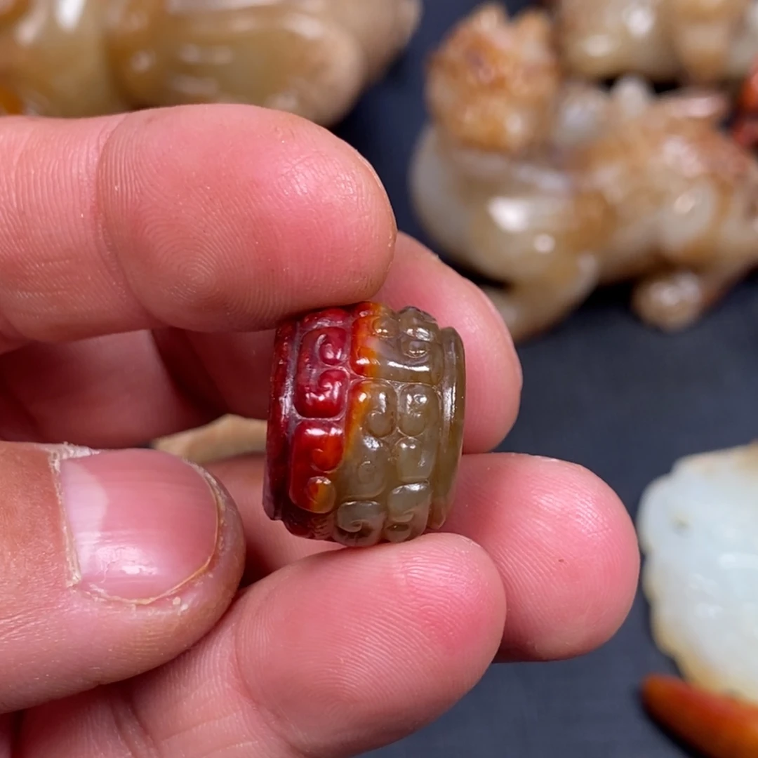 和田玉挂件未镶嵌觉*