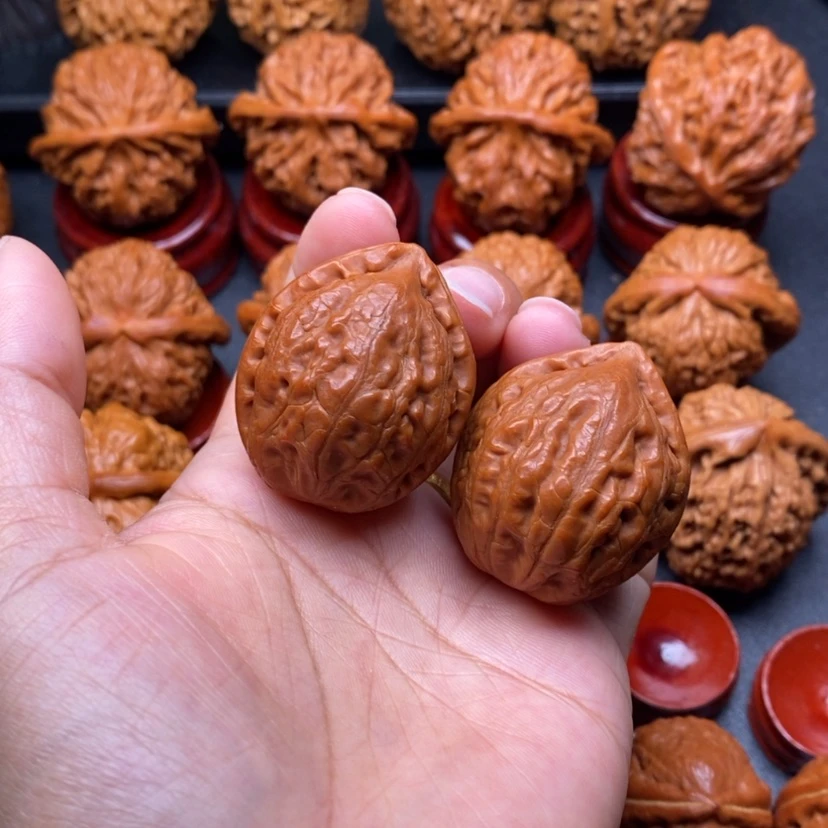 【闪购商品】文玩核桃把件花王