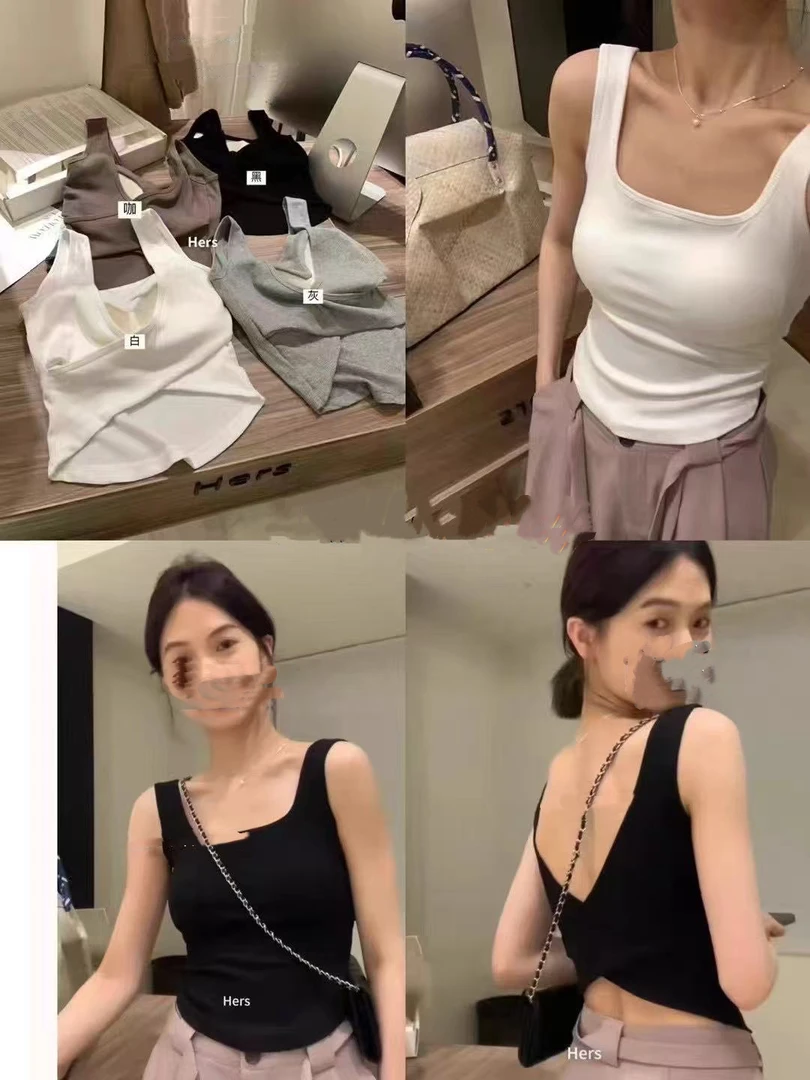 DD-15031方领轻奢交叉带美背