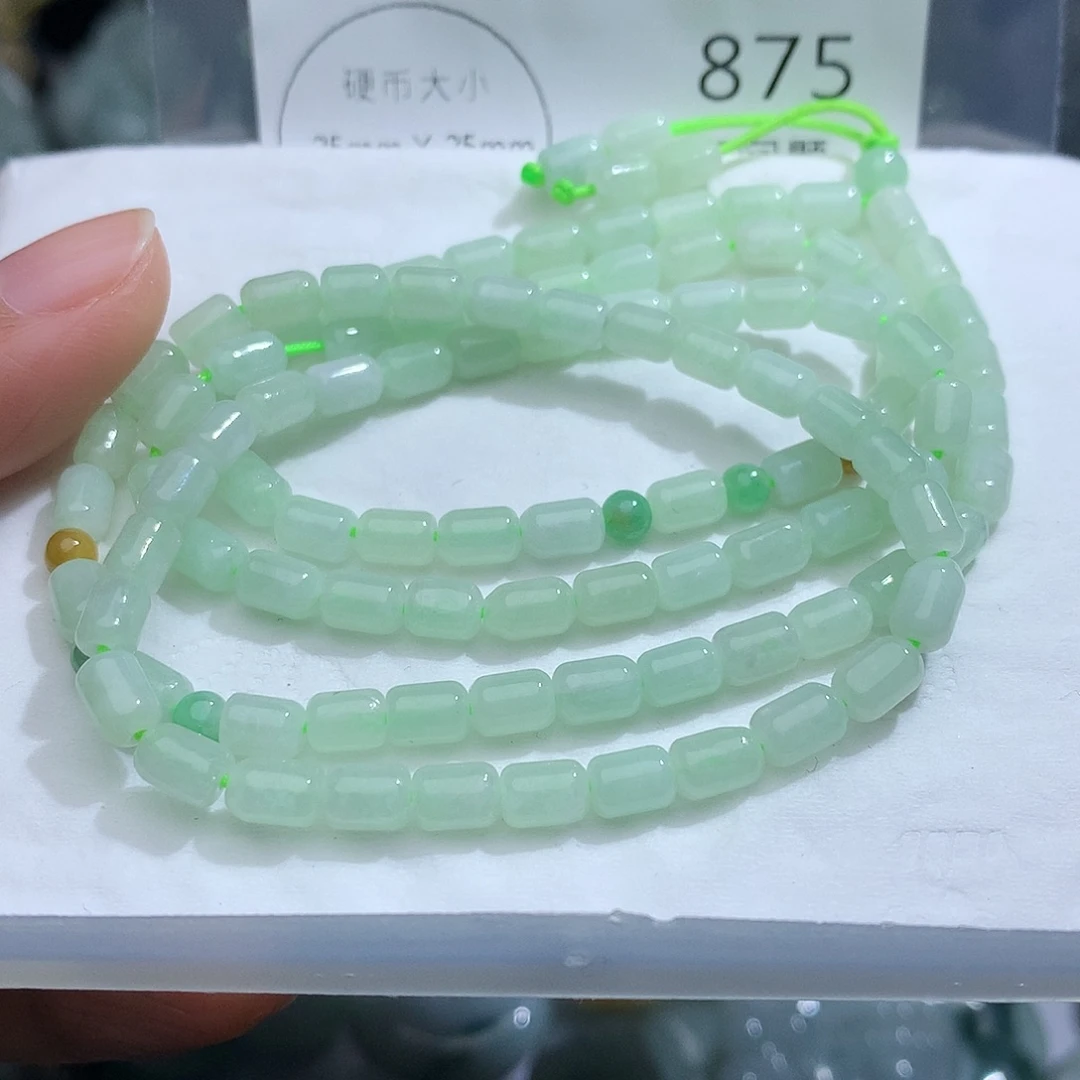 翡翠未镶嵌颈饰875