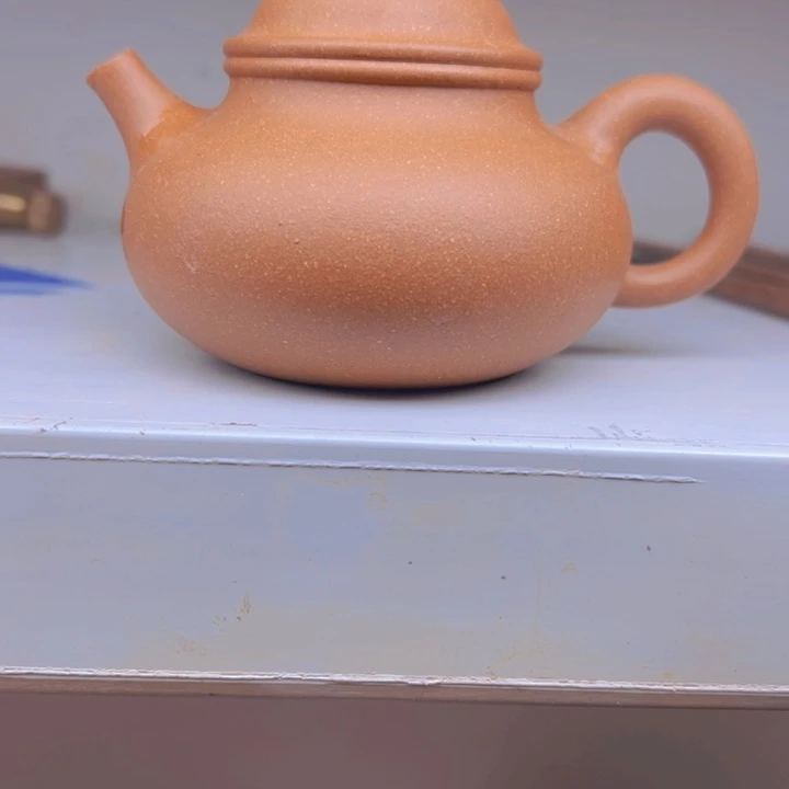 琉璃手工艺品宜兴半手紫砂壶.
