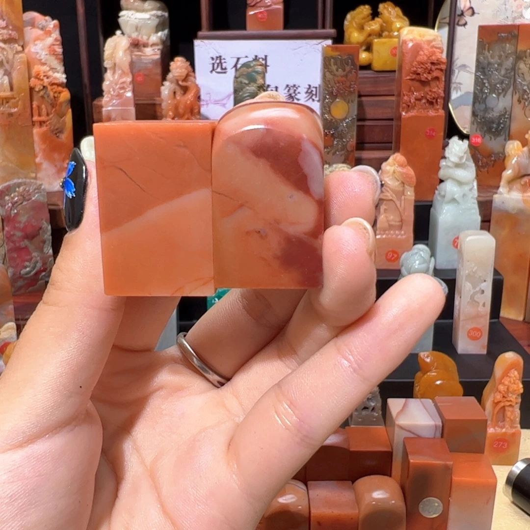 称***意昌化石印石手工制作