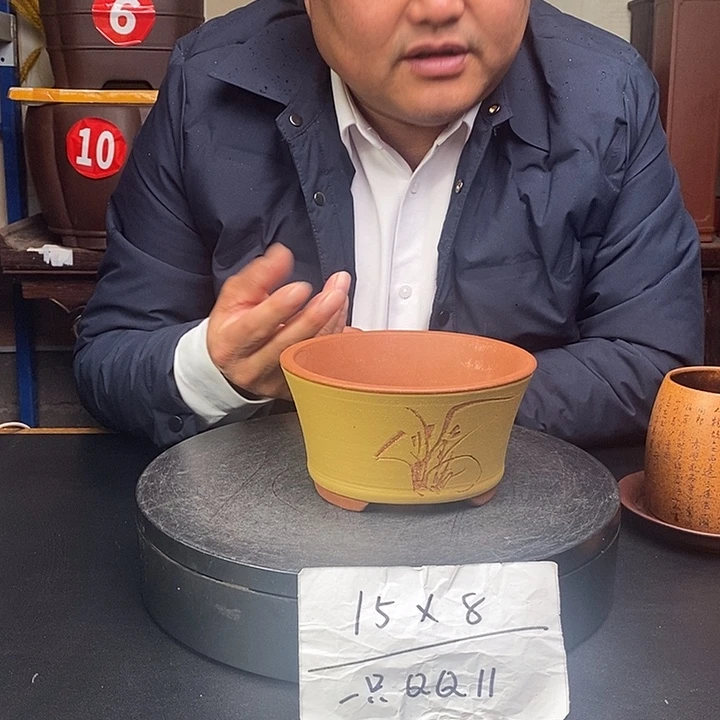 花盆紫砂货号一只Qq11