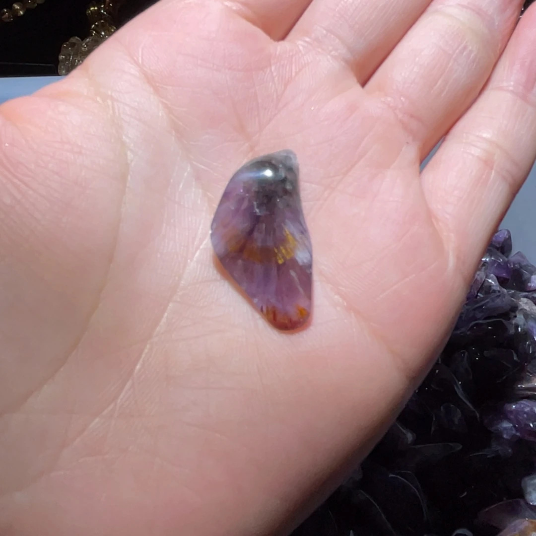 水晶珠宝半成品未镶嵌极光23小原石