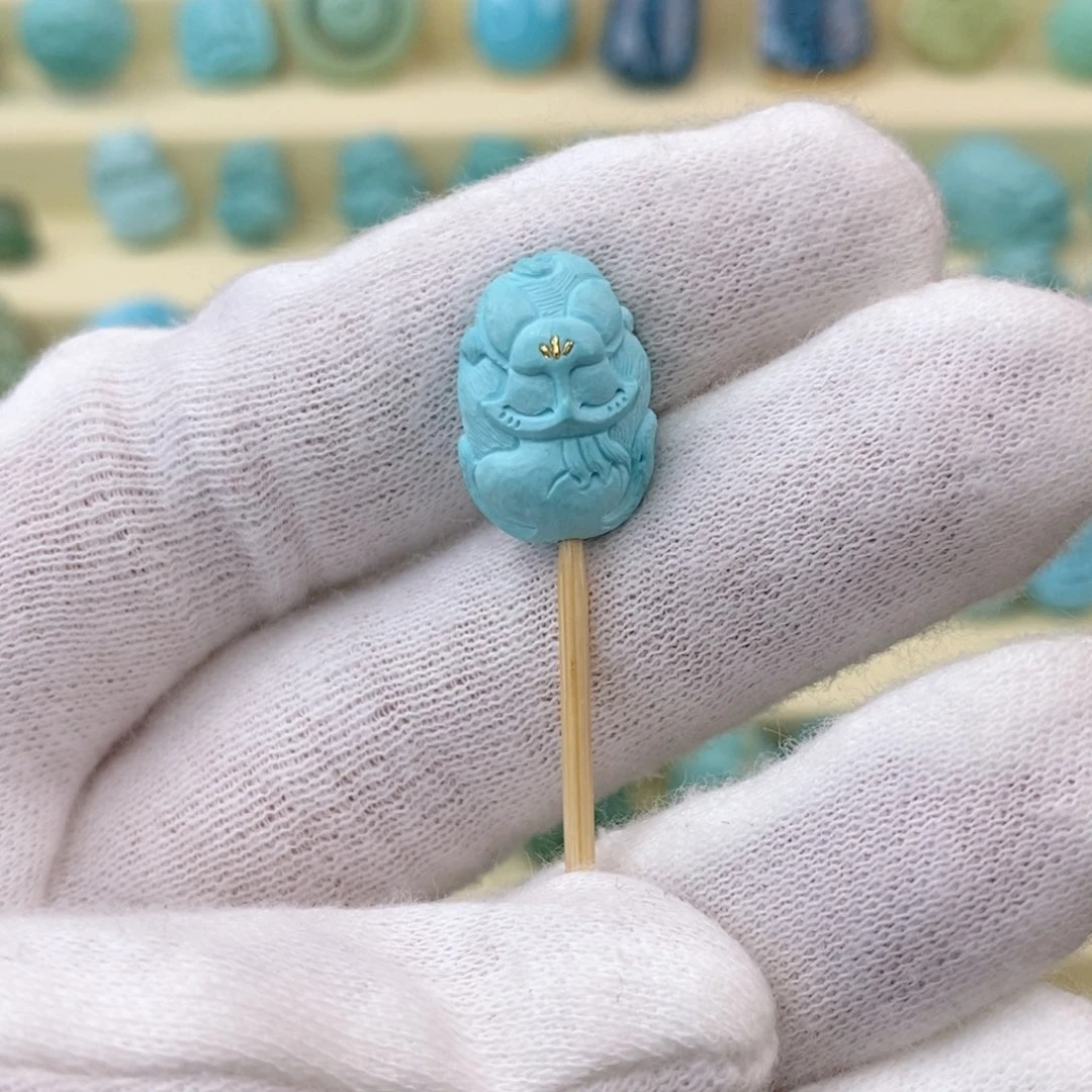 绿松石珠宝奇石未镶嵌