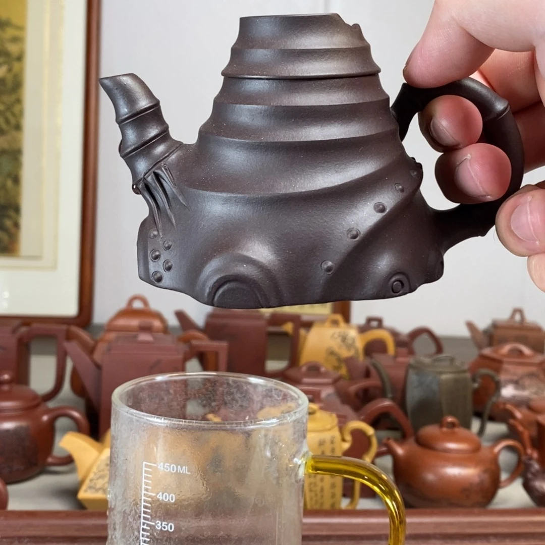茶壶紫砂原矿泥料传统工艺制作