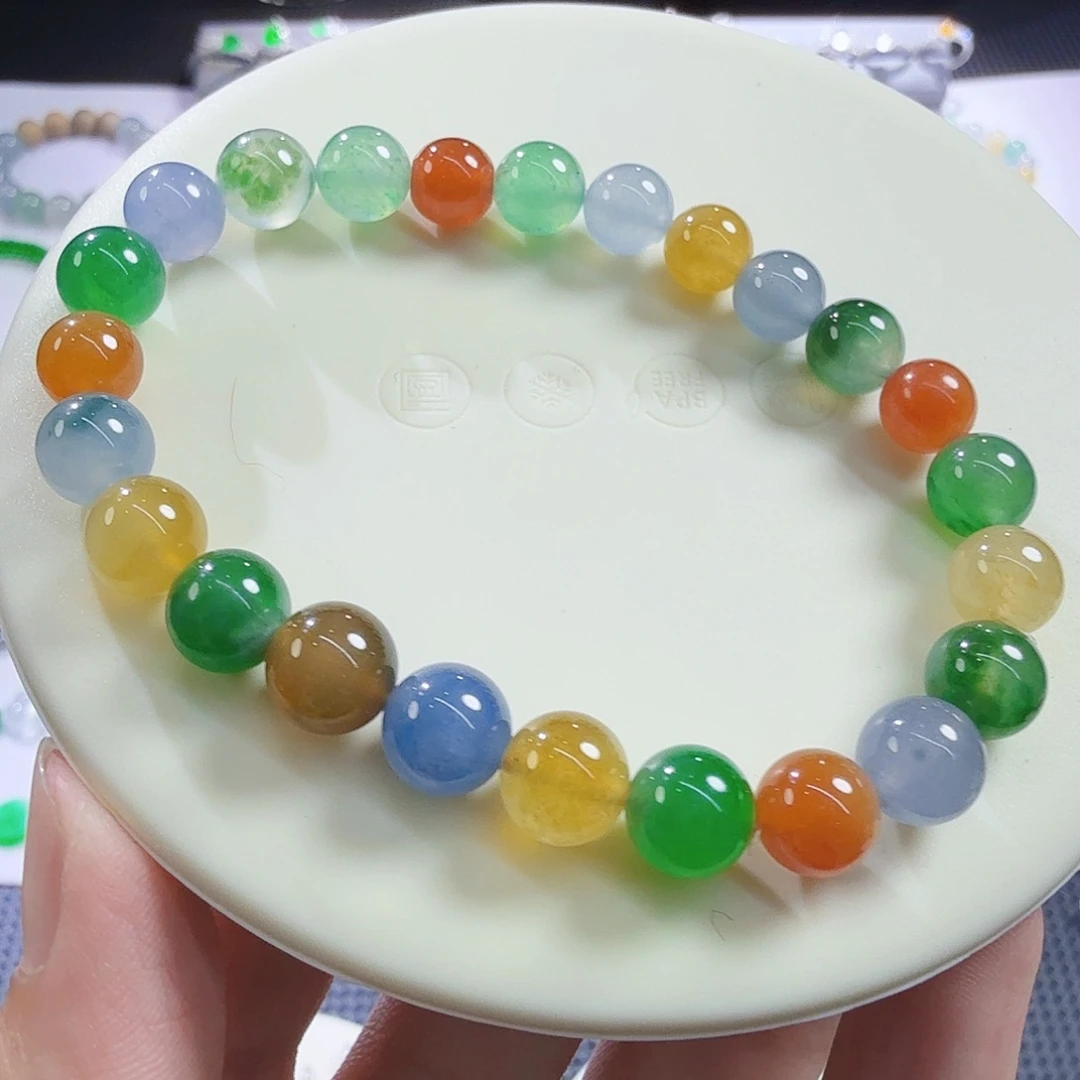 翡翠未镶嵌颈饰多宝