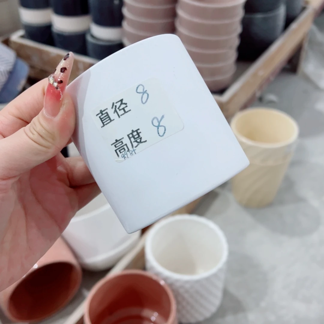 有孔，陶瓷花盆满10米包邮发货