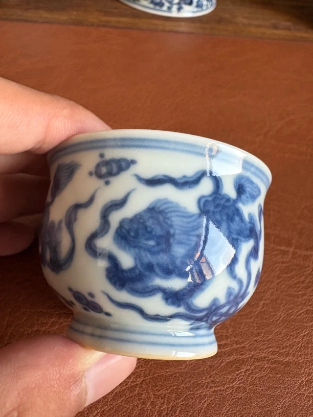 双狮戏球配杂宝