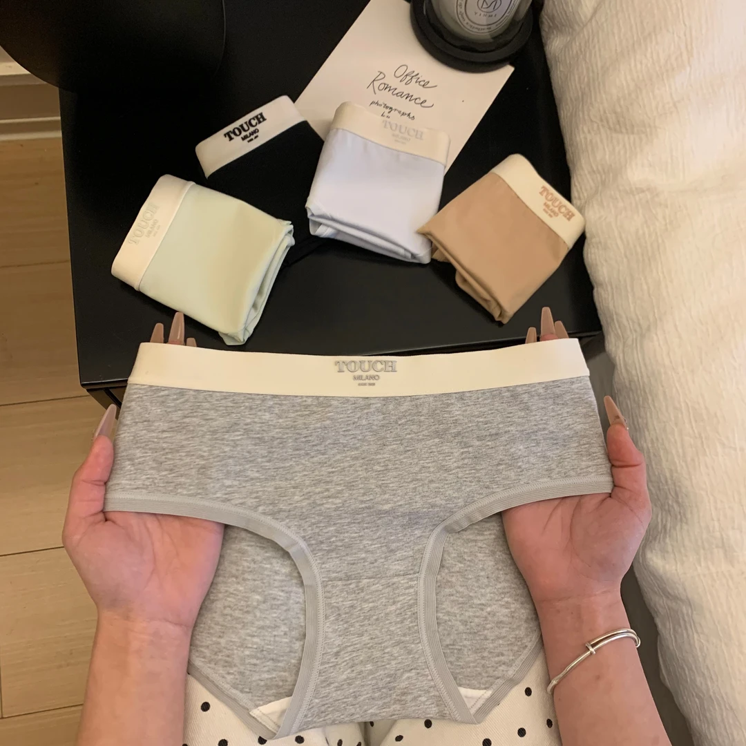 纯棉内裤女生2025新款春夏7A抑菌全棉裆女士可爱少女中腰三角裤