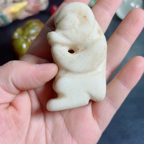 白玉菩提把件一个一个