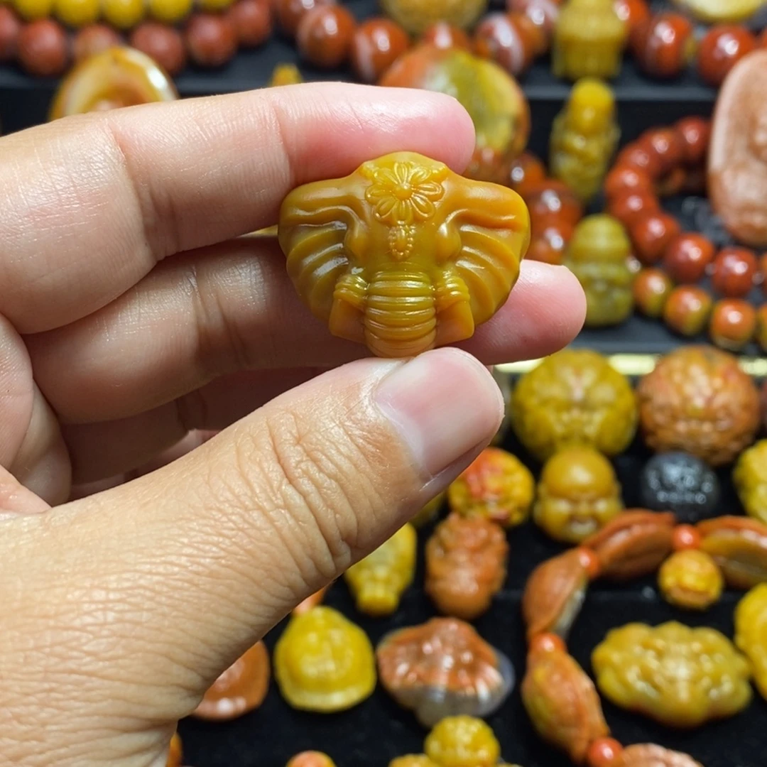 用***4玛瑙/玉髓未镶嵌战国红