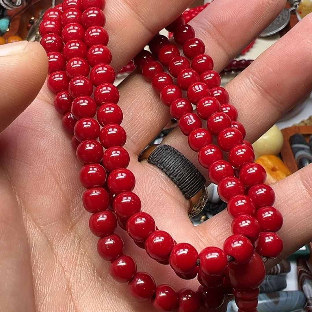 ****川DIY琉璃6毫米亚青怀业珠