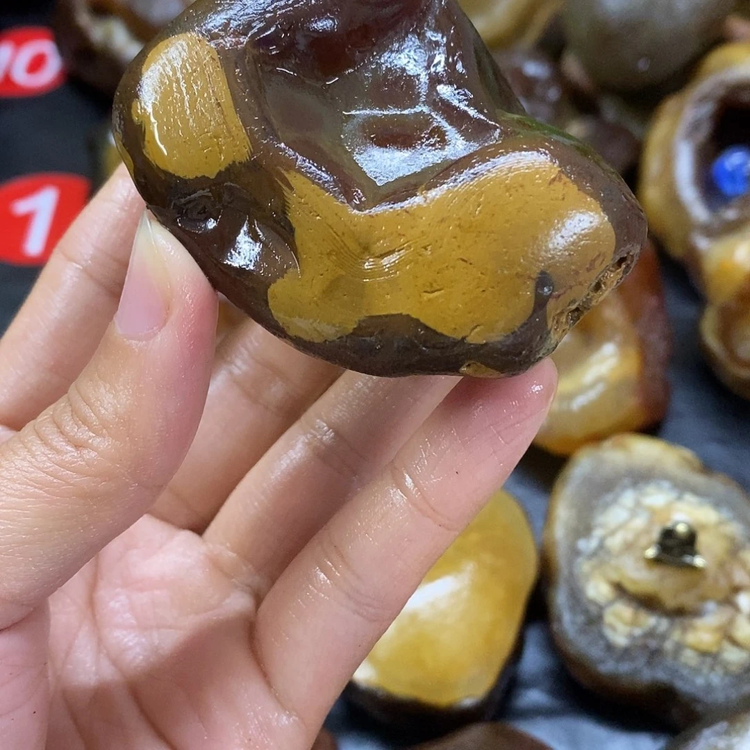 玛瑙/玉髓未镶嵌手把件