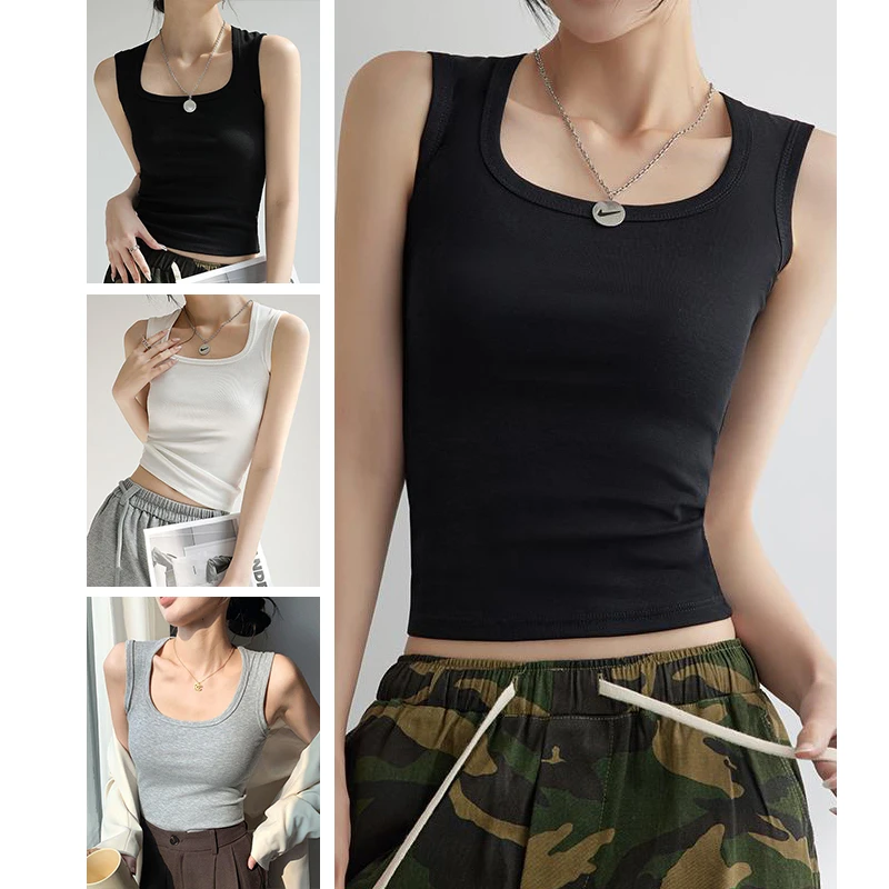 RIGHTPOSE/右姿RIGHTPOSE/右姿25新款流行夏季女工字打底上衣