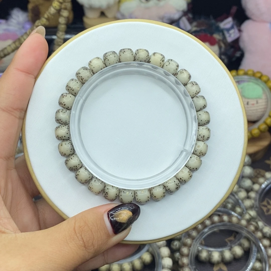 星月菩提手串骨瓷白大通体8✖️7同枝果