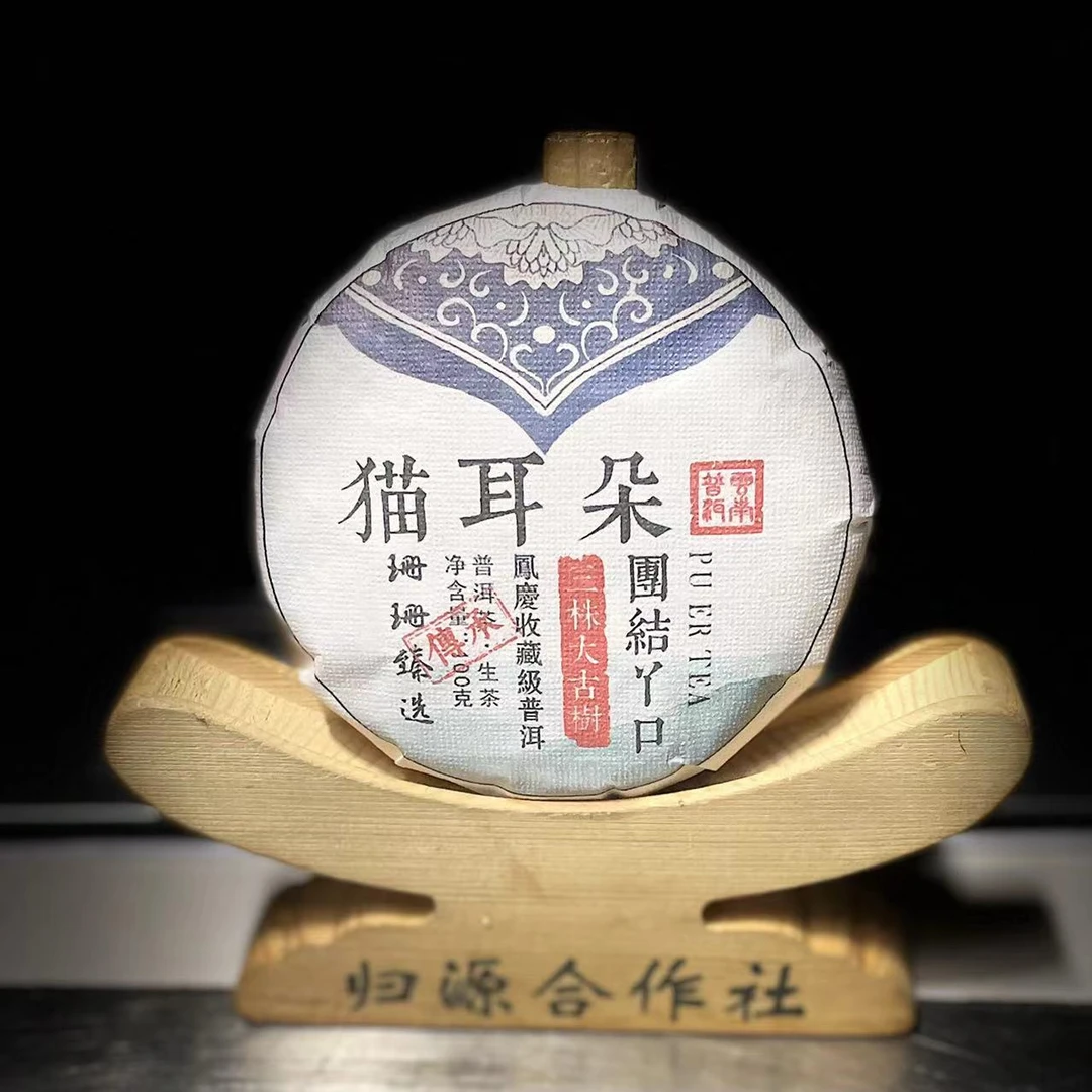 【19】377号 李珊 2024年凤庆团结丫口【猫耳朵】古树100g饼#3.21#