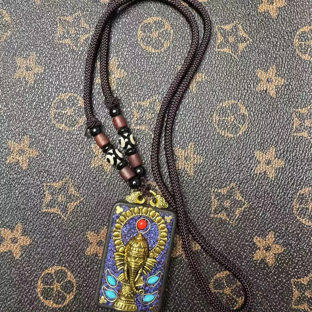 藏区复古唐卡吊牌TK0084（无礼盒8-8）