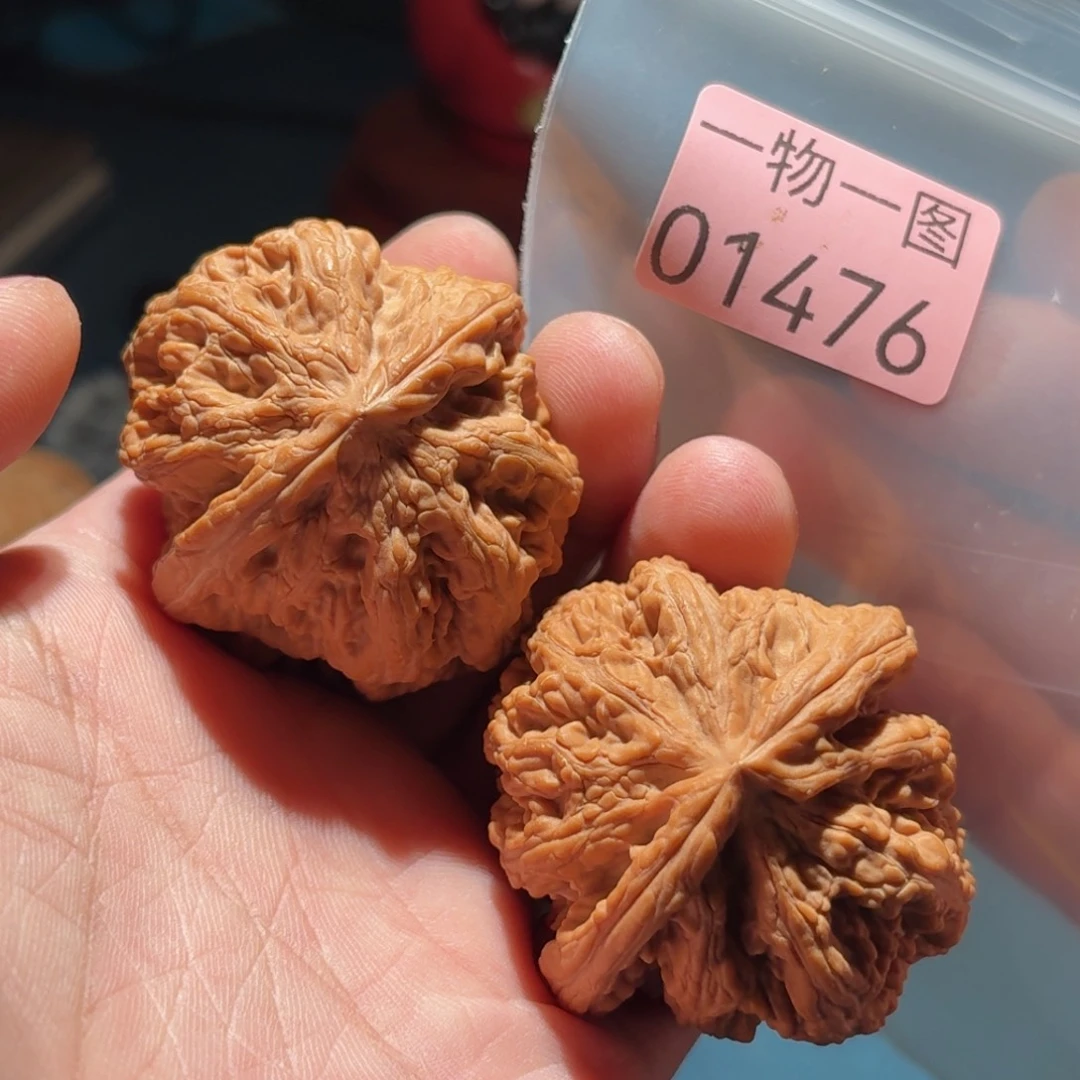 文玩核桃把件粗筋