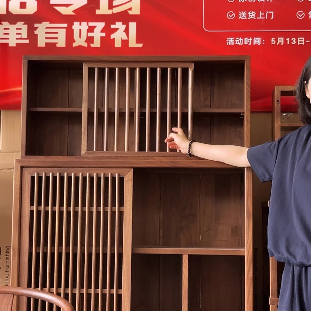 黑胡桃木黑胡桃90单门吊柜