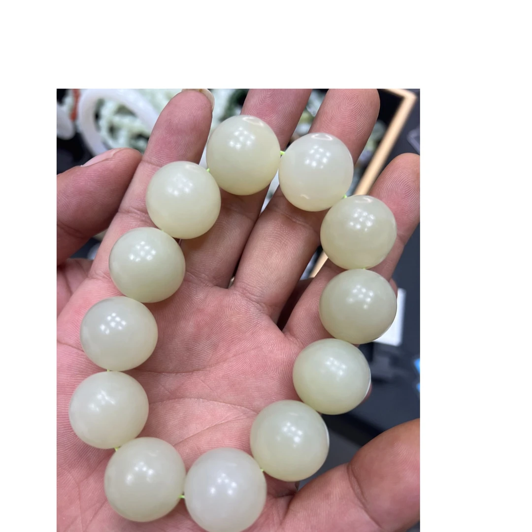 圆珠手串特细料男款高清白卡设计