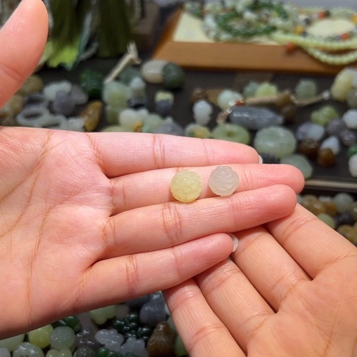 未镶嵌和田玉珠宝半成品98一个多样性发其一